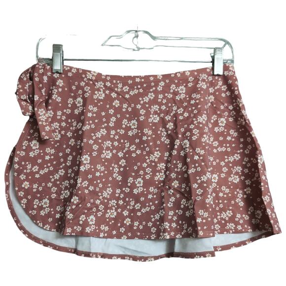 Andie The Sarong Bottom Ditsy Floral Rose Swimwear Bathing Suit Size S New - Picture 5 of 10